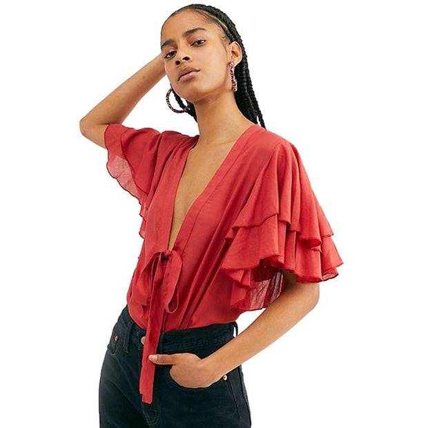Intimately Free People Call Me Later Solid Bodysuit Top