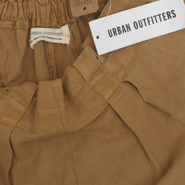 Urban Outfitters Kahn Linen Tapered Paperbag Pants XS