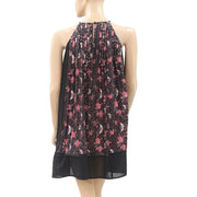 Alice + Olivia Floral Embroidered Mini Dress XS