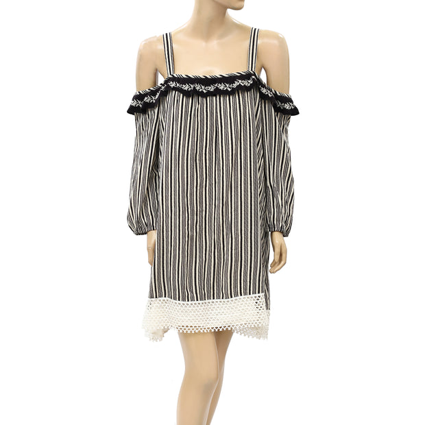 Vanessa Virginia Anthropologie Vendredi Striped Dress M