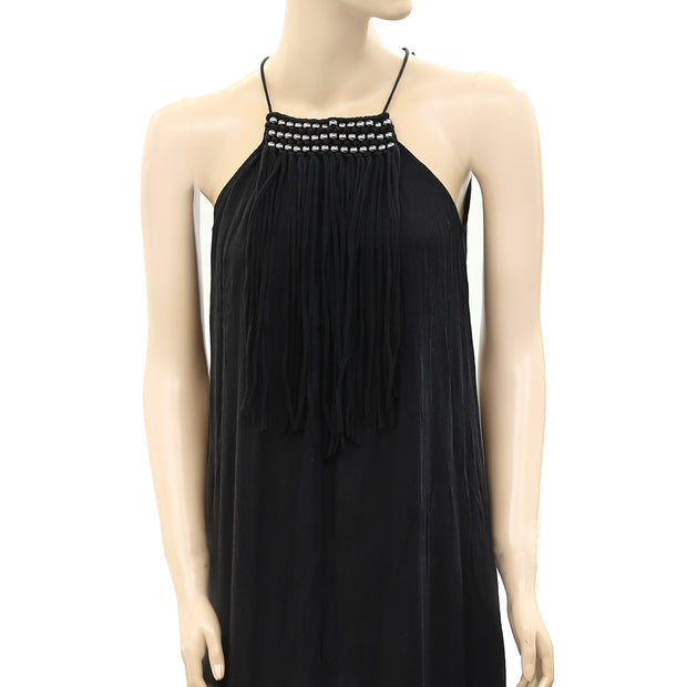 Denim & Supply Ralph Lauren Pearl Beaded Maxi Dress XXS