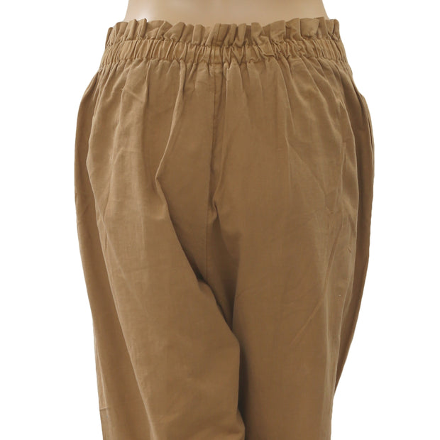 Urban Outfitters Kahn Linen Tapered Paperbag Pants XS