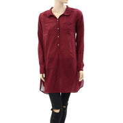 Etoile Isabel Marant Solid Shirt Tunic Top XS-0