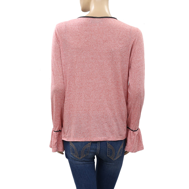 Vero Moda 桃花刺绣衬衫 L 号