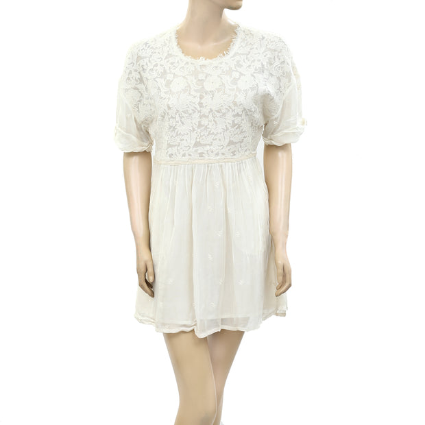 Isabel Marant Étoile Floral Embroidered Mini Dress XS