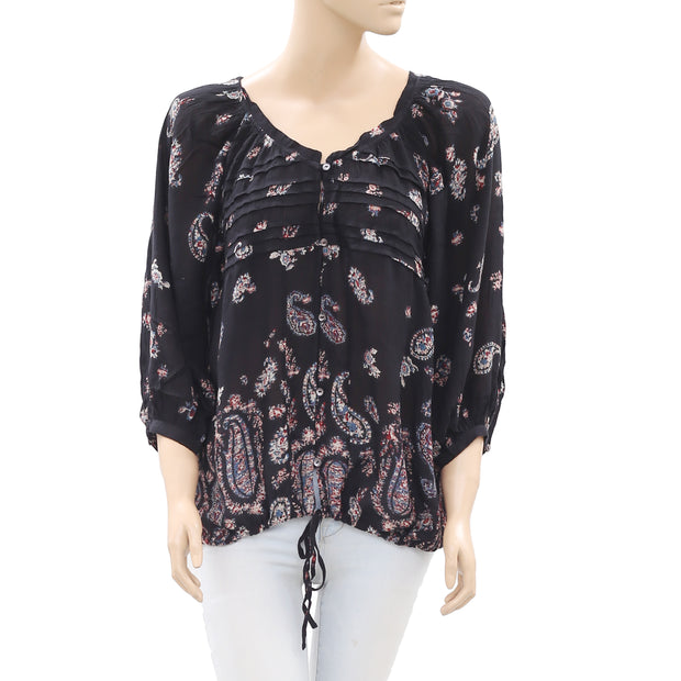 Ecote Urban Outfitters Floral Paisley Printed Tunic Top
