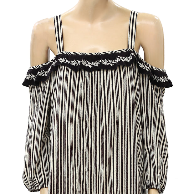 Vanessa Virginia Anthropologie Vendredi Striped Dress M