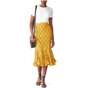 Rhode Resort Sienna Fishtail Midi Skirt