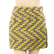 Silence + Noise Urban Outfitter Embroidered Zig Zag Mini Skirt M