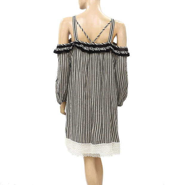 Vanessa Virginia Anthropologie Vendredi Striped Dress M