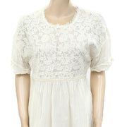 Isabel Marant Étoile Floral Embroidered Mini Dress XS