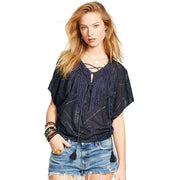 Denim &amp; Supply By Ralph Lauren 流苏衬衫上衣 L