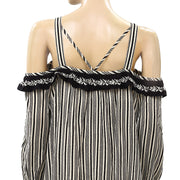 Vanessa Virginia Anthropologie Vendredi Striped Dress M