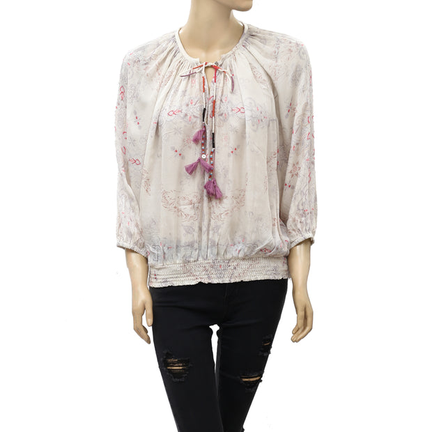 Odd Molly Anthropologie Printed Blouse Top M-2