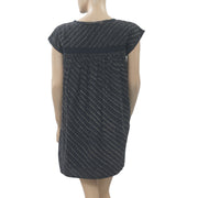 Lilla P Lace Inset Shift Mini Dress