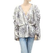 ASOS DESIGN Floral Printed Blouse Top S-6