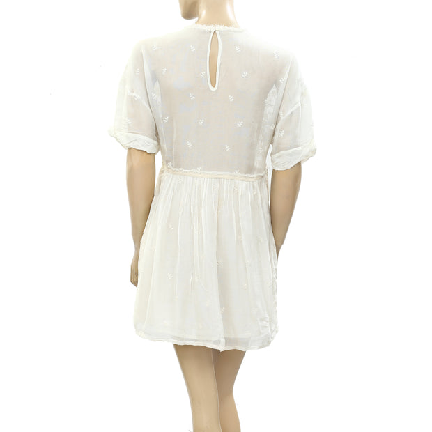 Isabel Marant Étoile Floral Embroidered Mini Dress XS