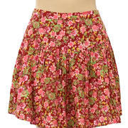 Free People Floral Printed High Waisted Mini Skirt XS