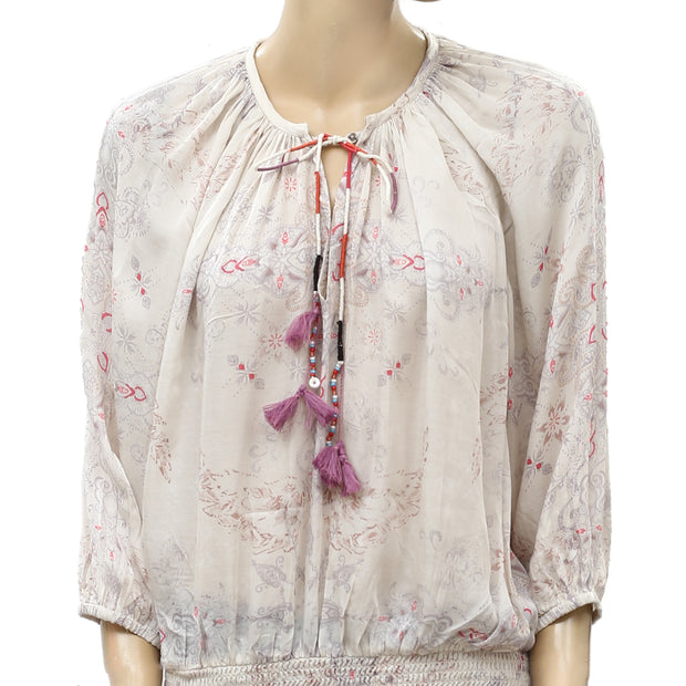 Odd Molly Anthropologie Printed Blouse Top M-2