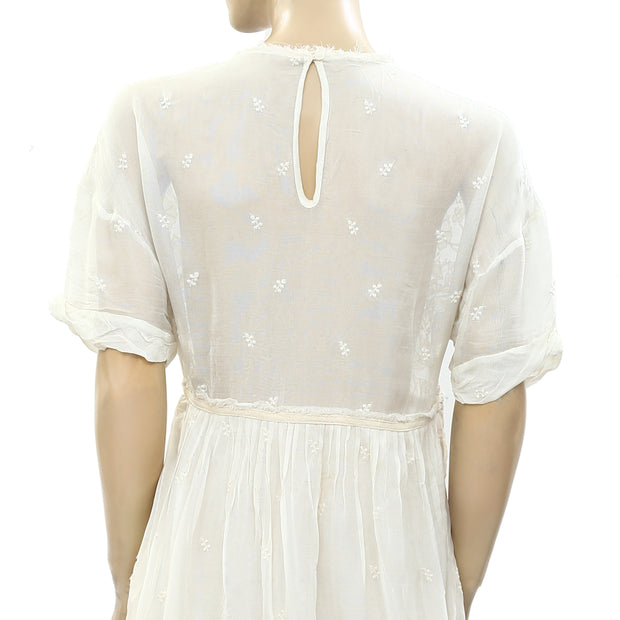 Isabel Marant Étoile Floral Embroidered Mini Dress XS