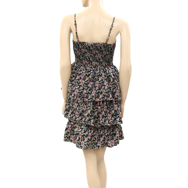 Twist & Tango Floral Printed Mini Dress S-36