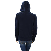 Zadig & Voltaire Navy Solid Hoodie Sweatshirt Top