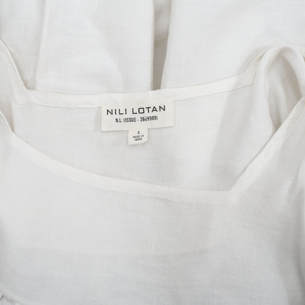 Nili Lotan Solid Mini Tunic Dress