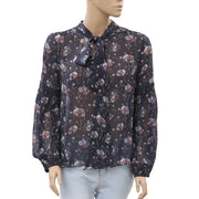 Ulla Johnson Mimi Floral Printed Blouse Top S-4 NWT