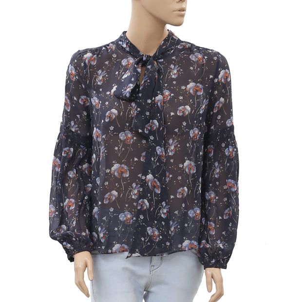 Ulla Johnson Mimi Floral Printed Blouse Top S-4 NWT