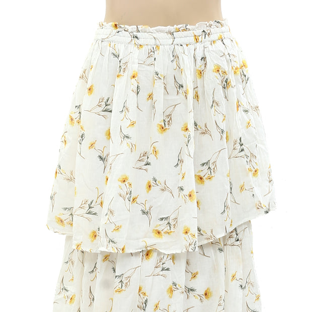HappyxNature Kate Hudson Tiered Maxi Skirt S