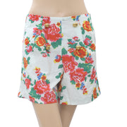 Rhode Resort Reese Floral Printed Cotton Voile Shorts