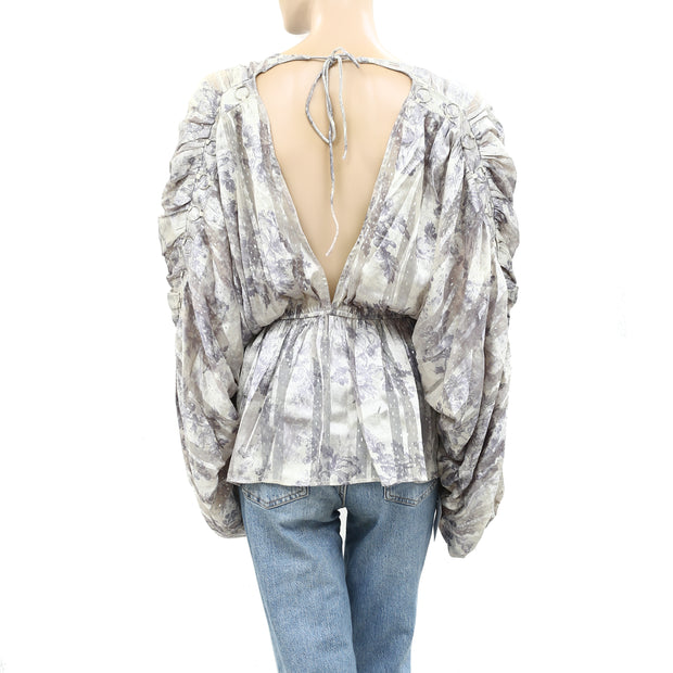 ASOS DESIGN Floral Printed Blouse Top S-6