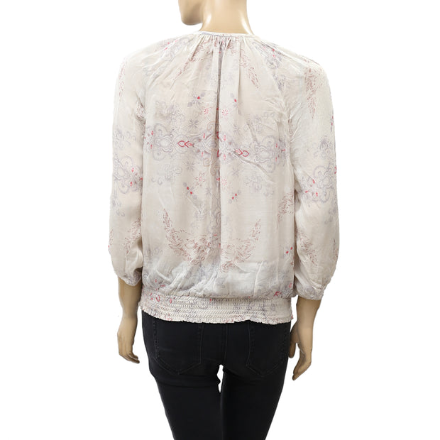Odd Molly Anthropologie Printed Blouse Top M-2