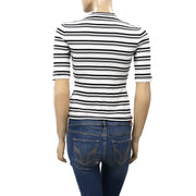 Maeve Anthropologie 小高领罗纹衬衫上衣