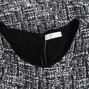 Joie Mintelle Jacquard Caviar Black Crop Top  S