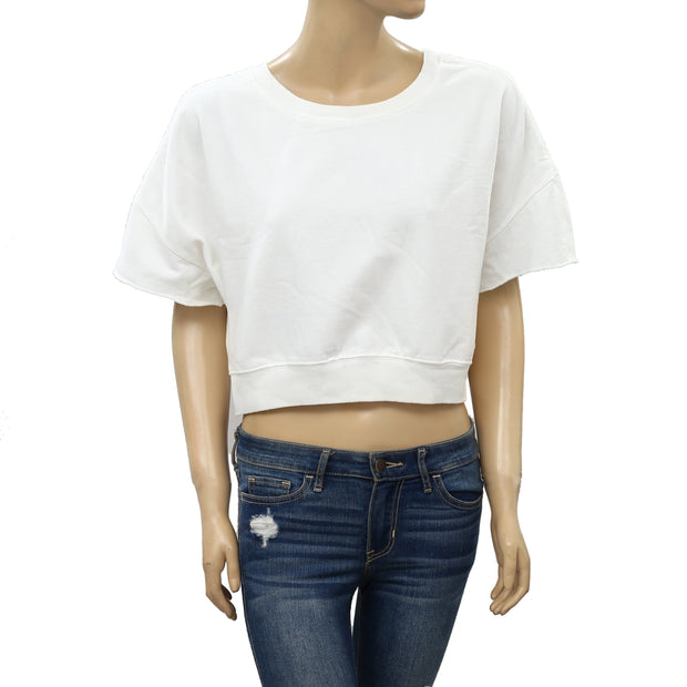 Out From Under Urban Outfitters Poppy Short Sleeve Cropped Top