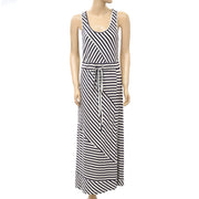 April Cornell Striped Printed Maxi Dress S