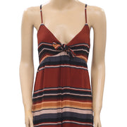 Urban Outfitters Bunny Tie-Front Stripe Jumpsuit M
