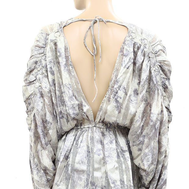 ASOS DESIGN Floral Printed Blouse Top S-6