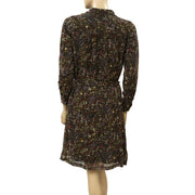 Petite Mendigote Jolie Jolie Floral Printed Shift Mini Dress M