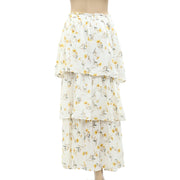 HappyxNature Kate Hudson Tiered Maxi Skirt S