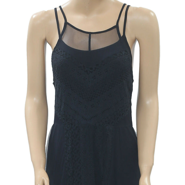 Abercrombie & Fitch Lace Embroidered Maxi Dress S