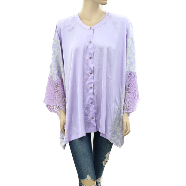 Intimately Free People Night Out Sleep Tunic Shirt Top S