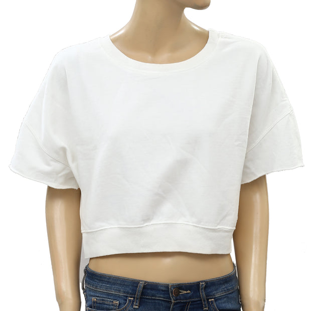 Out From Under Urban Outfitters Poppy Short Sleeve Cropped Top