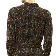 Petite Mendigote Jolie Jolie Floral Printed Shift Mini Dress M