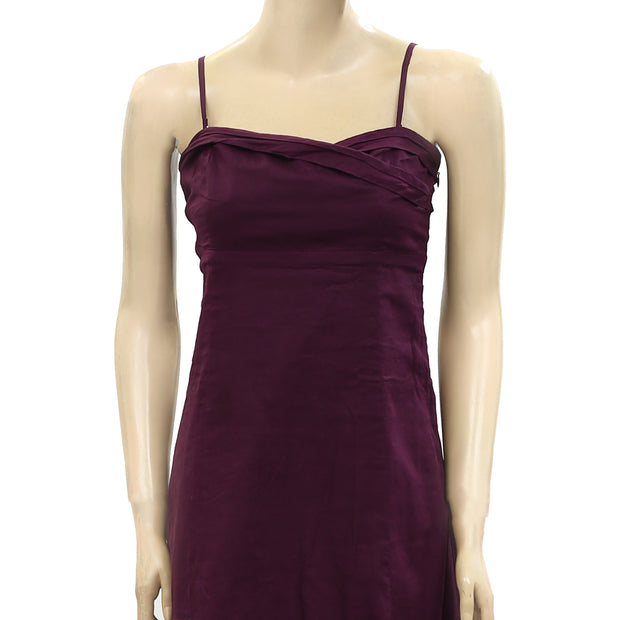 Free People Solid Pleated Mini Dress S