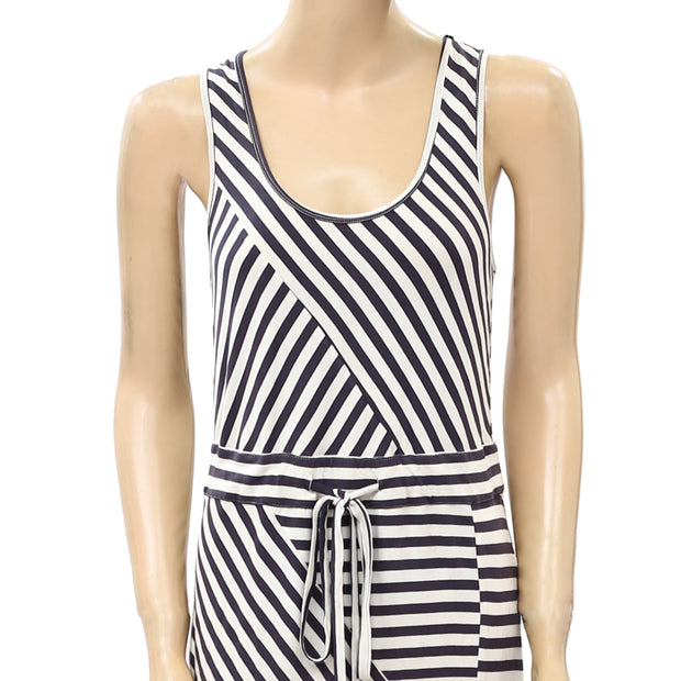 April Cornell Striped Printed Maxi Dress S