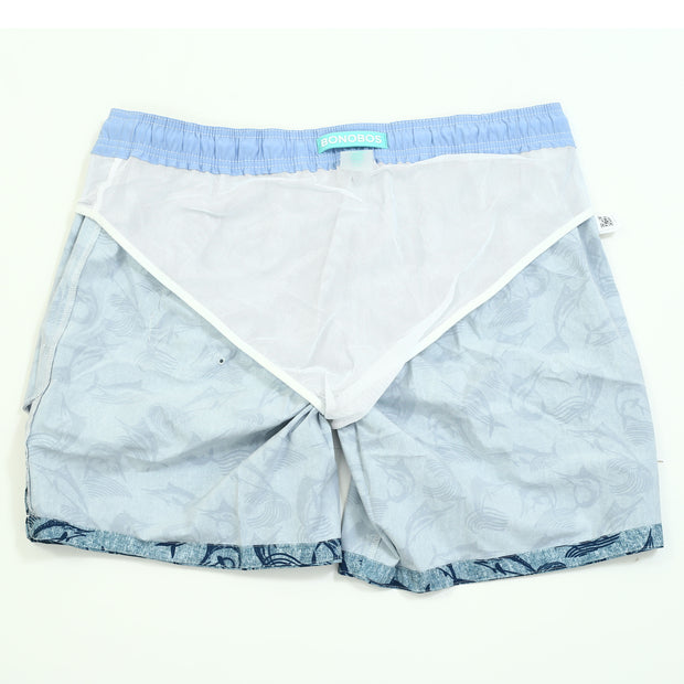 Bonobos Riviera Recycled Swim Swordfish Chambray Trunks Shorts L