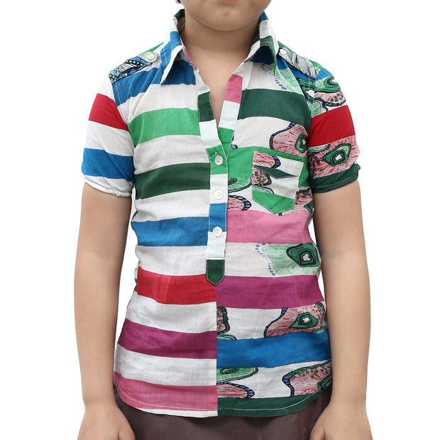 Desigual Kids Girls Printed Shirt Blouse Top