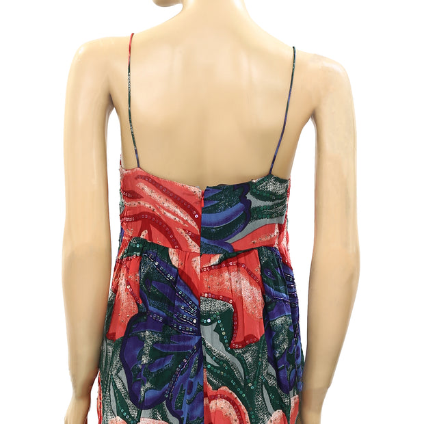 Hoss Intropia Anthropologie Sequin Embellished Mini Dress S
